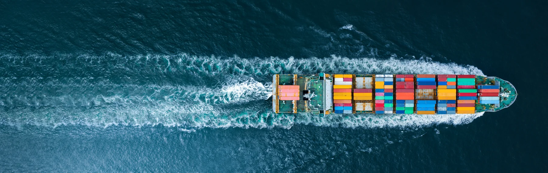 Container ship connecting global markets